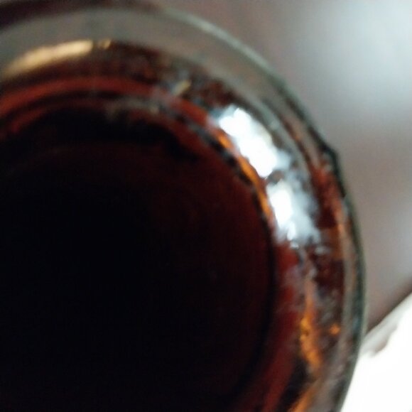 Vtg Miquel de Cervantes Handmade Etched Leather Wrapped Whiskey Bottle Decanter - Picture 9 of 10